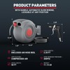 50 Ft Retractable Air Hose Reel, 3/8 In Auto Rewind
