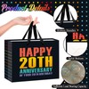Black 40th Birthday Gift Bags Funny Design for Men Women