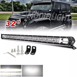 Modifilight 32 Inch LED LIGHT BAR Dual Row Spot Flood Combo Truck Offroad 4WD ATV SUV Light