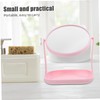 PACKOVE Rotating Cat Ear Desktop Makeup Mirror Clear Cosmetic Vanity