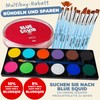 Blue Squid PRO Make-Up Face Paint and Body Paint, Classic