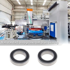 EMSea Set of 4 18 x 30 x 7 mm Bicycle Wheel Hub Bearing Steel Bearing Deep Groove Ball Bearing MR18307-2RS 18307-LBLU for MTB/Road/BMX Bicycle