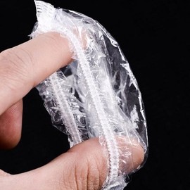 Dye-tinted Ear Protection Vinyl Cover 100p Hair Ear Protection Dye Cover Disposable Earmuffs Self-Ear Caps / 염색 귀보호 비닐커버 100p 머리 헤어 귀 보호 염색커버 일회용 귀덮개 셀프 이어캡