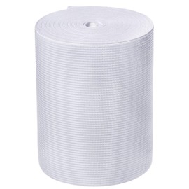 White Knit Elastic Spool (4 Inch x 5 Yard)