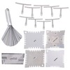 Guitar Measuring Set String Distance Height Radian Ruler Stainless Steel