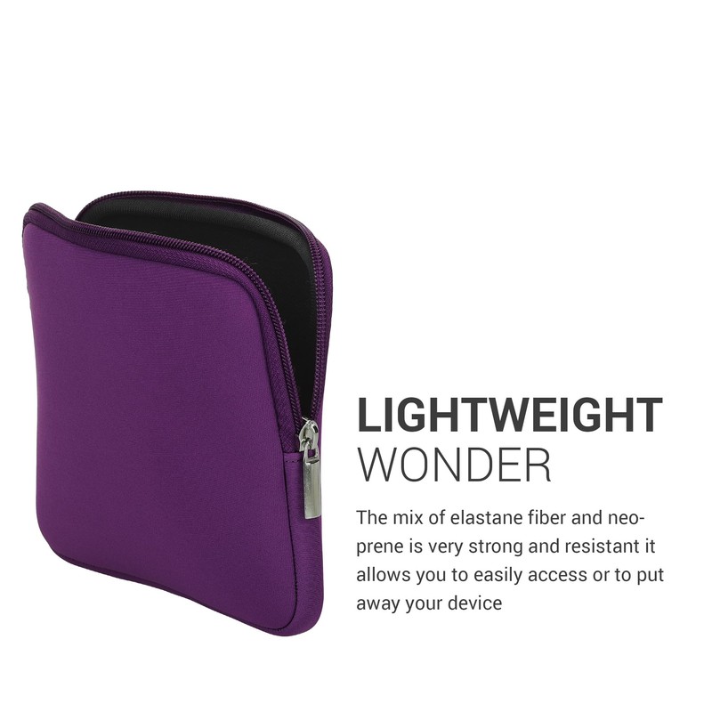 kwmobile Protective Case for eReaders Neoprene Purple 17.5 x 14.7