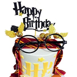 GallaRato 10 piezas de suministros para fiesta de mago, mago, decoración de tartas de cumpleaños, mago, decoración de cumpleaños