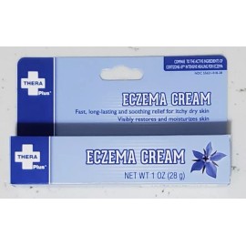 Thera PLUS SET OF 2 1oz TheraPLUS Eczema Cream Fast Long Lasting Soothing Relief Itchy Skin
