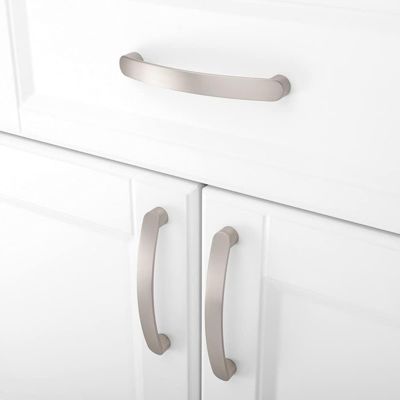 SYZOW 10 Pack Cabinet Handles Brushed Nickel Cabinet Pulls Kitchen