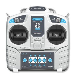 WANGCL Rc Transmitter and Receiver Rc controller and Receiver Kit 2.4GHz 6CH for FPV RC Racing Quadcopter Car Boat Helicopter -Mode Left Hand