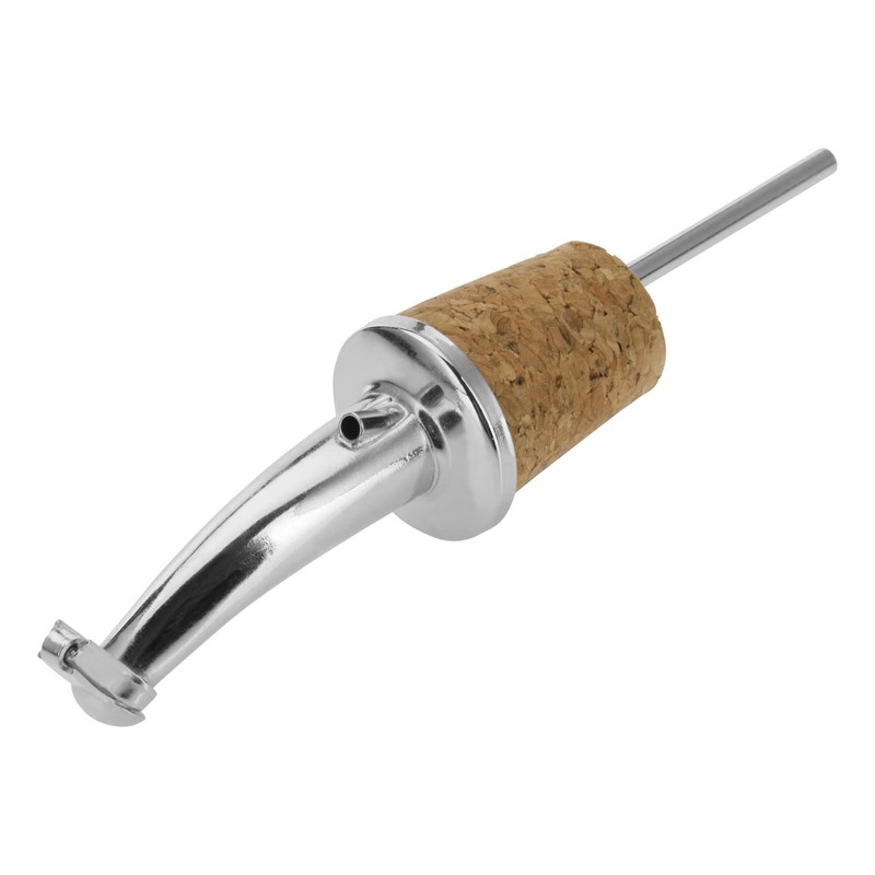 Westmark 4 spirits/oil pourers + 4 replacement corks, extra short,