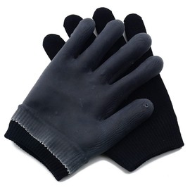 Momo Monster Moisture Moisturizing Gloves Black, 1 Piece / 모모 몬스터 모이스쳐 보습장갑 블랙, 1개