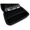 DURAGADGET Exclusive Black Hard Shell EVA Box Case with Carabiner