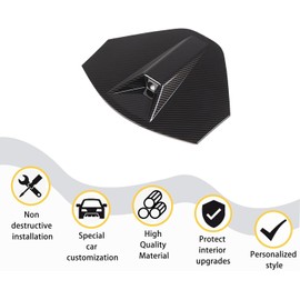 Carbon Fiber ABS Rear Tail Camera Trim，Compatible with forChevrole-t Corvette C8 Z06 Z51 2020 2021 2022 2023 2024 Auto Exterior Rear Decklid Camera Vent Cover ，Car Roof Camera Overlay Trim