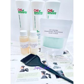 Chi Enviro smoothing Hair virgin treatment kit 2.5 Oz Instructions, BOGO 50 Off