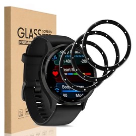 HEYUS [3 Pack] for Garmin Venu 3 45mm Screen Protector, 3D Curved Full Coverage Black Edge Anti-Scratch Anti-Bubble HD Clear Flexible Protective Film for Garmin Venu 3 45mm