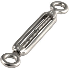 OPIOL QUALITY® Turnbuckle Eye Eye M10 Stainless Steel A4 V4A (Pack of 2) Similar to DIN 1480 Turnbuckles Turnbuckles Turnbuckles Wire Tensioner Tension