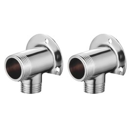 Namvo 2pcs Exposed Bathtub Faucet Installation Kit Shower Adapter Base Converter Thermostatic Valve Outdoor Shower System Metal Fixture 6 points to 4 points