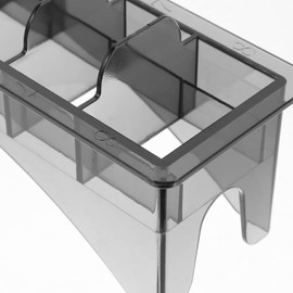 LALAFINA Barber Accessories Kit Clipper Guard Holder Plastic Clipper Comb Holder for Barbershop Hair Styling Tool