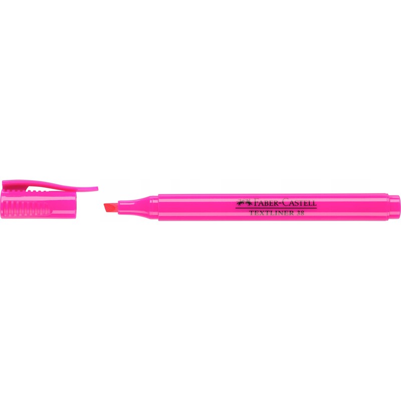 Faber Castell 157728"Textliner 38" Highlighter - Pink
