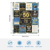 50th Birthday Blanket, 50 Year Old Gifts for Men, 50th