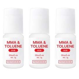 View Lab Brush-On Nail Glue 3g, 3 pcs / 뷰랩 브러쉬온 네일글루 3g, 3개