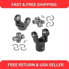 Caltric 2x Front Drive Shaft Yoke w/ U-joint for Polaris Ranger 570 EFI 4x4 2014-2020