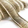Plankroad Beige & Gold High Quality Decorative Brush Fringe Trim