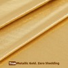 Gold Tablecloth 2Pack 60x102 Inch,Rectangle Metallic Gold Table Cover