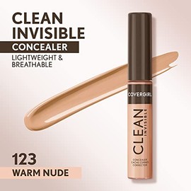 COVERGIRL CG Clean Invisible Concealer Corrector Líquido Warm Nude 123 7 ML / 0.23 FL OZ