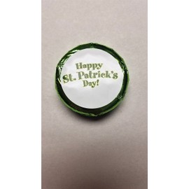 Saint Patricks Day Chocolate Coated Cookie Foil Wrapped One Hundred Piece