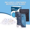 LAKWAR 60x-120x Mini Pocket Microscope for Kids Adults, Portable Handheld