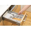 Richell Totono N Cutlery Stand for Drawers, Wide, White