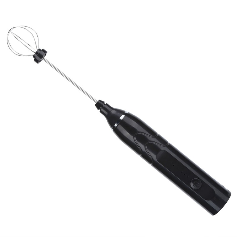 Electric Milk Frother USB Charging 3 Speeds Egg Beater Handheld