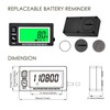 NInE-ROnG Backlight LCD Digital Operating Hour Meter Tachometer Engine Thermometer