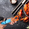 Lyreh 6pcs Crawfish Tail Peeler, 3 Colors Plastic Crawfish Shucker