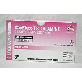 Andover Coated Products Coflex Ubc Two Layer Compression Bandage Kit - 3" X 6 Yards