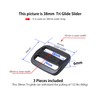 Ahijklmn Plastic Buckles - Side Release Buckle Clips + Tri