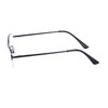 JoXiGo Half Frame Reading Glasses for Men Women Metal Rectangular