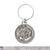 Pewter ~ Irish Wolfhound Keychain ~ DK104
