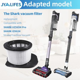 JYAILIFES UZ565H Filter Replacement for Shark UZ565H Stratos Ultralight Corded Stick Vacuum 2 Filters+4 Foam Felt Filters