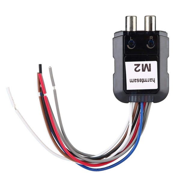 Suuonee Audio Converter, Car Stereo Subwoofer 2 Channel High to