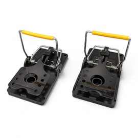 Heavy Duty Rat Snap Traps - Rodent Control Solution, Instant Rodent Snap Traps Effective For Indoor/Outdoor Use, Super Strong Easy to Set, Reusable & Heavy Duty Instant Catcher (Pack of 2)