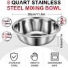 FillTouch 2 Pack Large Mixing Bowl Oversized All Purpose 304