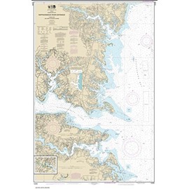 NOAA Chart 12235-Chesapeake Bay Rappahannock River Entrance, Piankatank and Great Wicomico Rivers - Water-Resistant - by East View Geospatial