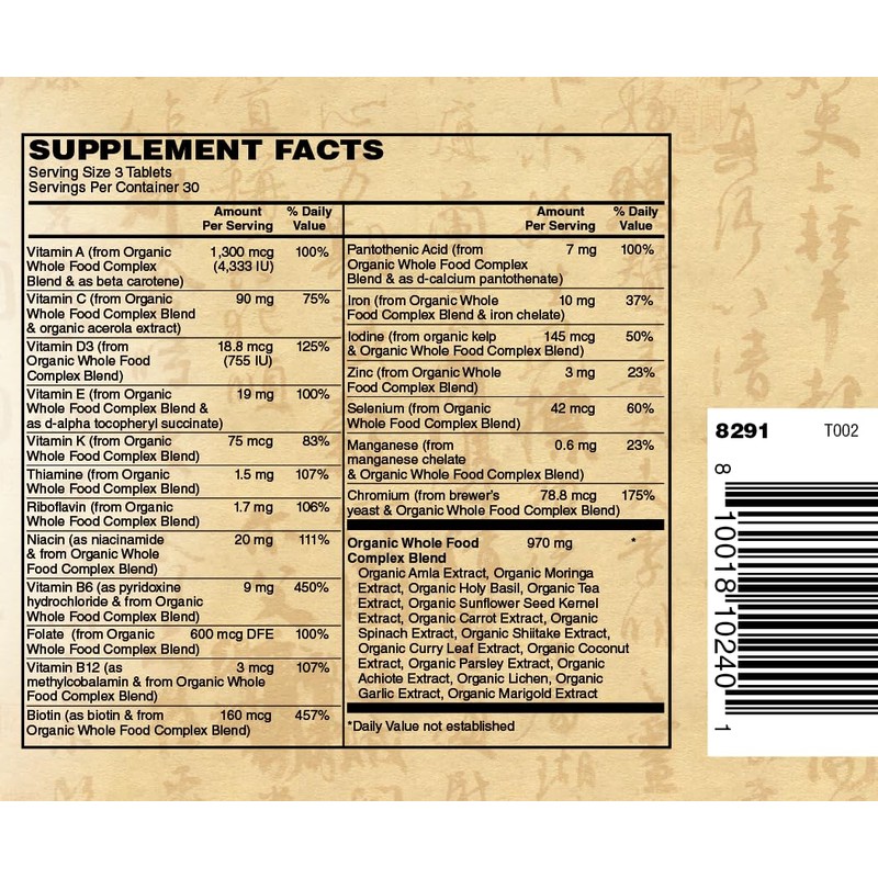 Zen Supplements Whole Food Prenatal Multi-Vitamin - 90 Vegan Capsules