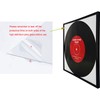 ReqiHome 4 Pack, Black Music Record Album Frame, Display 12.5"x12.5"