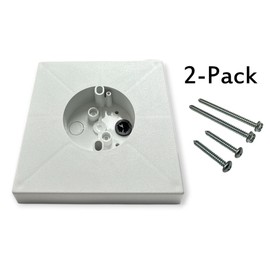 iMBAPrice IMBA-FB900-2 Fan & Fixture Mounting Box, Up to 90° Angle, 70 lbs Fan/200 lbs Fixture Support, Pre-Installed Connectors, 2-Pack