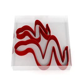 Snake Set of 2 Value Cookie/Fondant Cutters Pair 5CM + 8CM