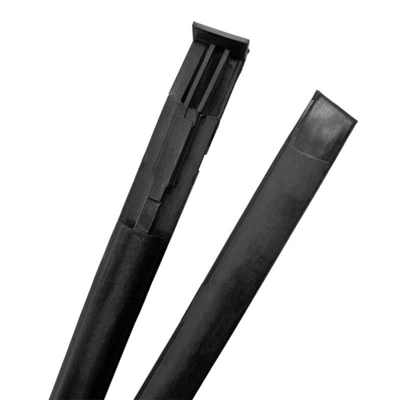 Unbranded 2Pcs Black Roof Strip Trim Molding Sealant Kit For